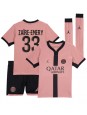 Paris Saint-Germain Warren Zaire-Emery #33 Ausweichtrikot für Kinder 2024-25 Kurzarm (+ Kurze Hosen)